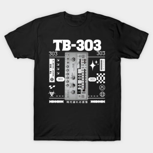 TB 303 - The Acid box (White) T-Shirt